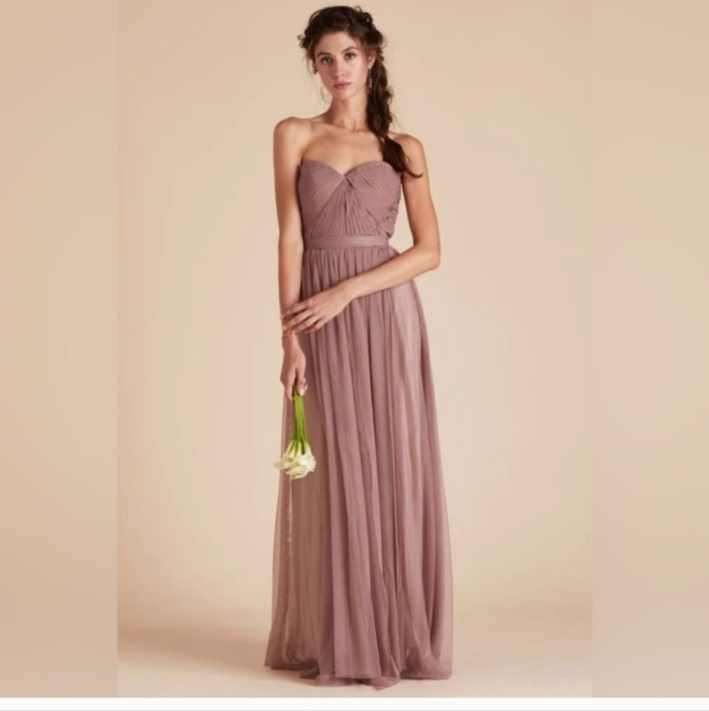 ✨️NWT Birdy Grey Christina Convertible Bridemades Maxi Dress  Sandy Taupe XS